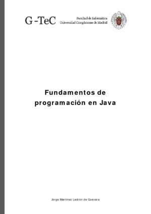Fundamentos de programación en Java